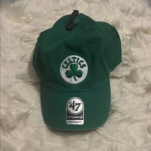 47 Green Celtics Logo Cap
